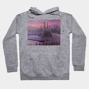 A Scenery in Winter Hoodie